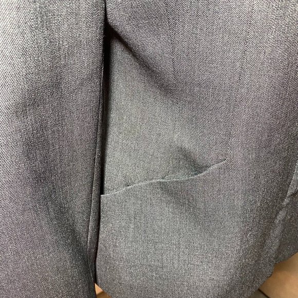 Valerie Stevens Wool Blend Blazer Petites Size 8P Black - Picture 5 of 6